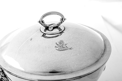 Lot 138 - An early 19th century Indian Colonial silver tureen, Madras, circa 1810 by Robert Gordon II (active 1802-1818)