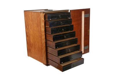 Lot 103 - A CABINET MADE TO SAFEGUARD SPECIMENS FROM LONDON'S NATURAL HISTORY MUSEUM DURING WWII