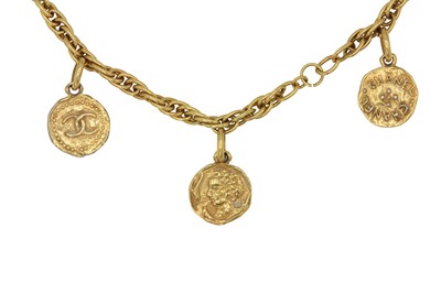 Lot 279 - Chanel CC Medallion Charm Necklace