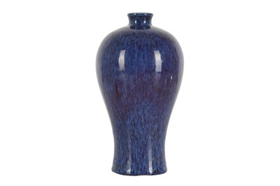 Lot 949 - A CHINESE FLAMBÉ-GLAZED VASE, MEIPING.