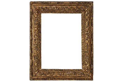 Lot 99 - A FRENCH LOUIS XIII CARVED AND GILDED FRAME