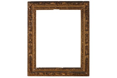 Lot 152 - A LOUIS XIII CARVED AND GILDED FRAME POSSIBLY IRISH