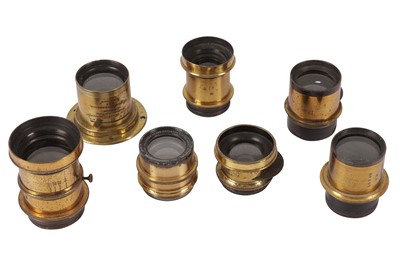 Lot 217 - A Group of Brass Lenses