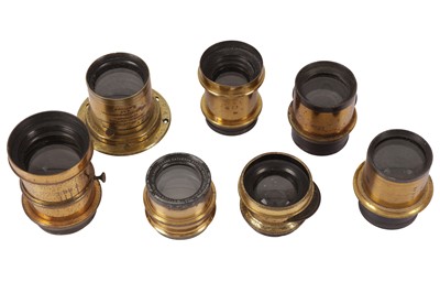 Lot 217 - A Group of Brass Lenses