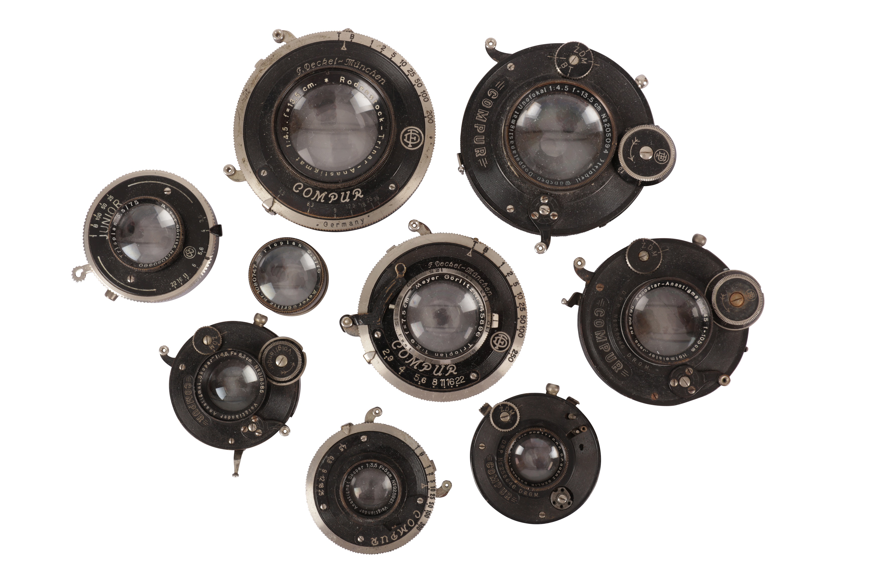Lot 218 An Interesting Group of German Lenses