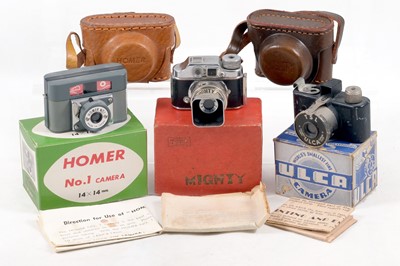 Lot 287 - Group of Three Sub-Miniature Cameras, Boxed & with Instructions.