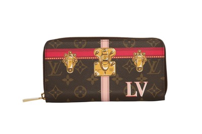 Lot 193 - Louis Vuitton Monogram 'Summer Trunks' Zippy Wallet and Keyring
