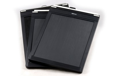 Lot 367 - Three Fidelity 10x8 Film Holders & a Glass Screen.