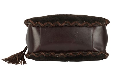 Lot 185 - Dolce & Gabbana Brown Shearling Shoulder Bag