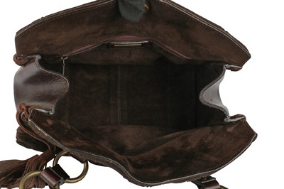 Lot 185 - Dolce & Gabbana Brown Shearling Shoulder Bag