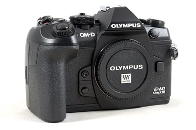 Lot 303 - Black Olympus OM-D E-M1 MkIII Digital Body, Under 400 Shutter Actuations