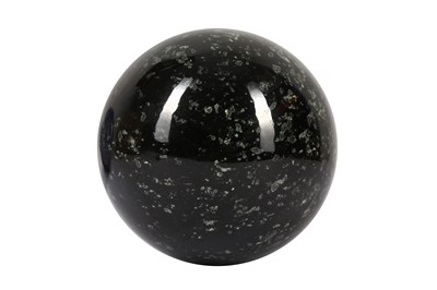 Lot 338 - A SOLID NEPHRITE SPHERE