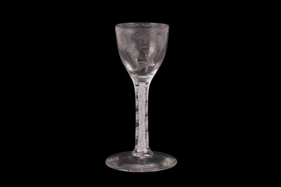 Lot 391 - A GEORGE III DRINKING GLASS