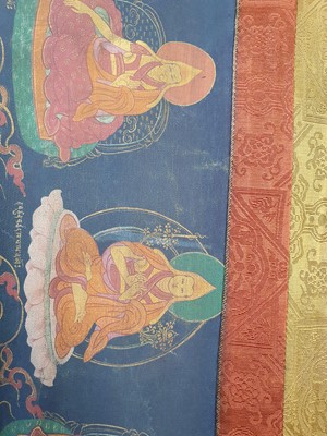 Lot 248 - A TIBETAN THANGKA OF PALDEN LHAMO.