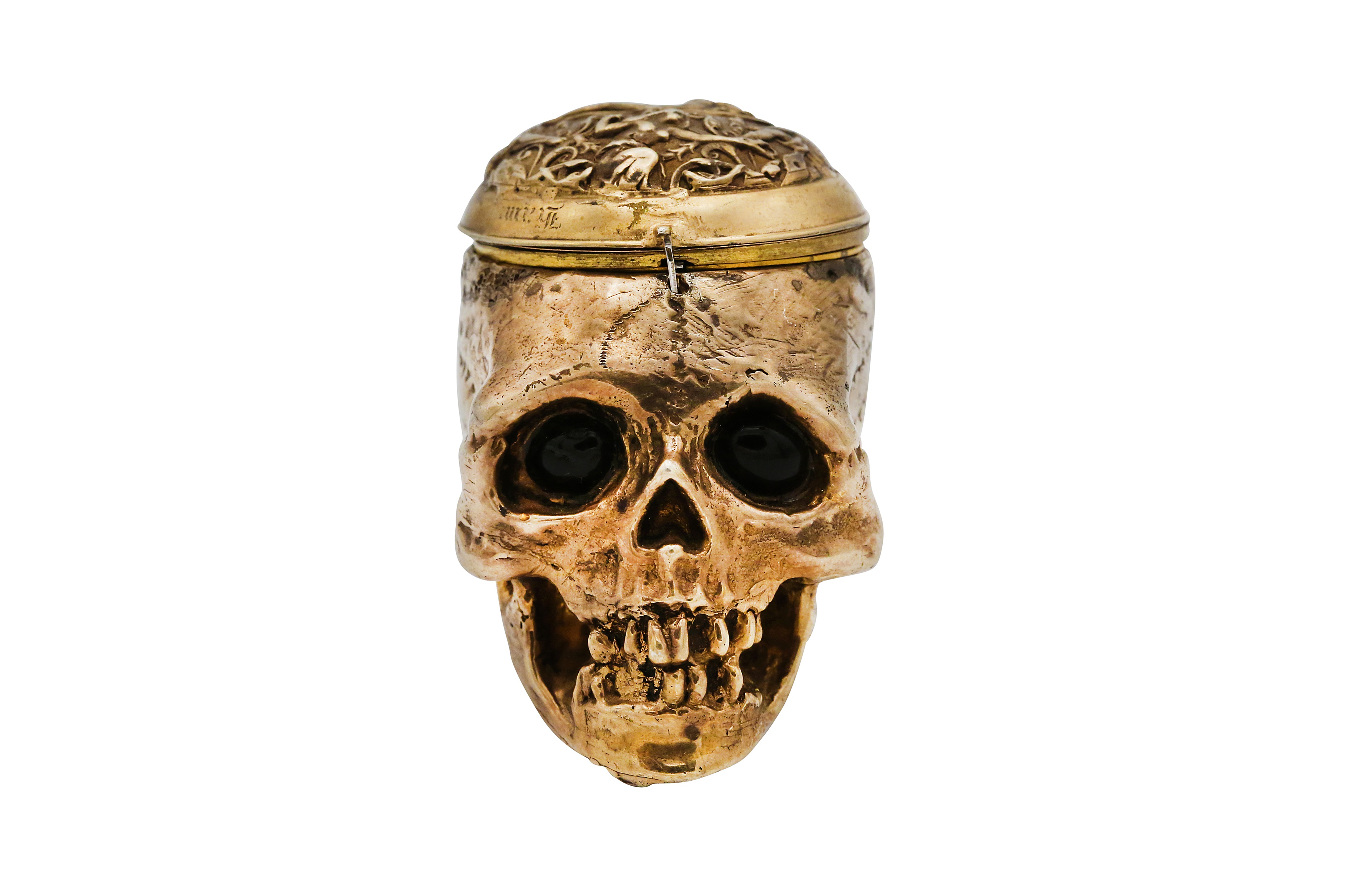 Lot 11 MEMENTO MORI SKULL POCKET WATCH