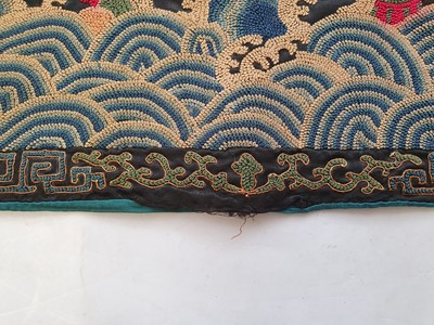 Lot 742 - FIVE CHINESE EMBROIDERED RANK BADGES, BUZI.