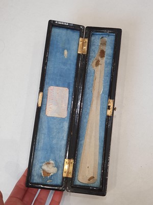 Lot 912 - FOUR CHINESE BLACK LACQUER GILT-DECORATED FAN BOXES.