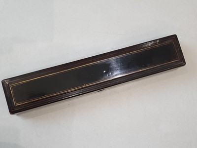 Lot 912 - FOUR CHINESE BLACK LACQUER GILT-DECORATED FAN BOXES.