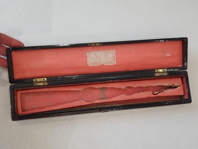 Lot 912 - FOUR CHINESE BLACK LACQUER GILT-DECORATED FAN BOXES.