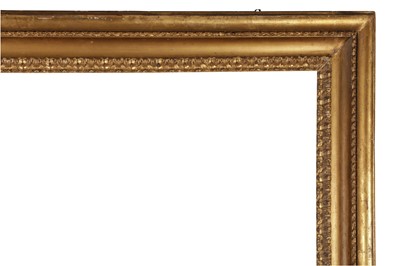 Lot 91 - AN ENGLISH 18TH CENTURY CARVED AND GILDED CARLO MARATTA FRAME OF LARGE PROPORTIONS