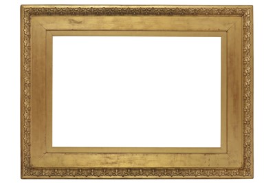 Lot 95 - AN ENGLISH LATE 19TH CENTURY GILDED COMPOSITION AND OAK WATTS FRAME