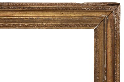 Lot 89 - AN ENGLISH 18TH CENTURY CARVED AND GILDED FRAME