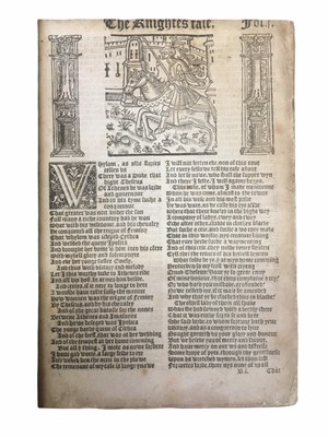 Lot 537 - Chaucer (Geoffrey) The workes of