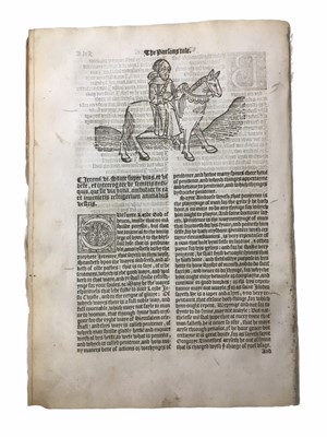 Lot 536 - Chaucer (Geoffrey): [The Workes]