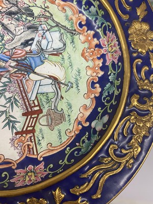 Lot 901 - A CHINESE PAINTED ENAMEL TEA SET.