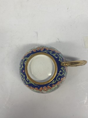 Lot 901 - A CHINESE PAINTED ENAMEL TEA SET.