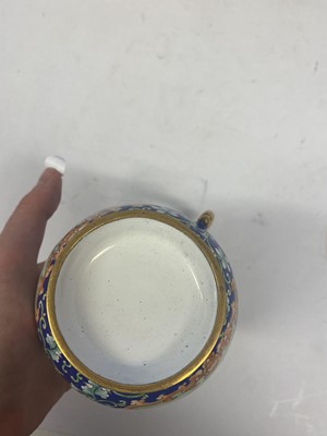 Lot 901 - A CHINESE PAINTED ENAMEL TEA SET.