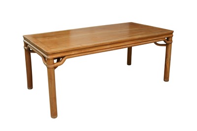Lot 650 - A VERY LARGE CHINESE WOOD TABLE.