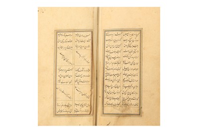 Lot 331 - A DIWAN-E HALATI BY GHASSEM BEG TURKMAN TABRIZI QAZWINI (DIED 1592)