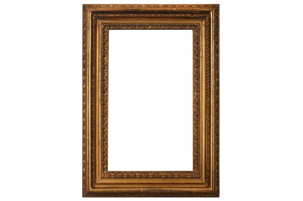 Lot 116 - AN LATE ITALIAN 18TH CENTURY CARVED AND GILDED CARLO MARATTA FRAME