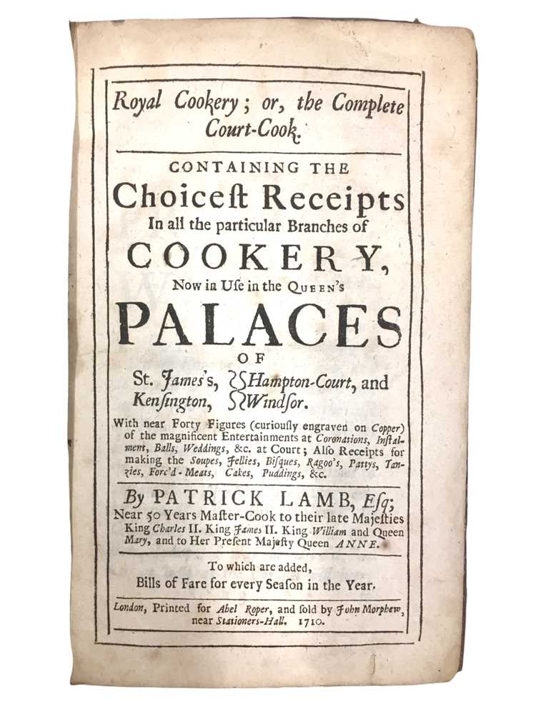 Lot 523 - Cookery.