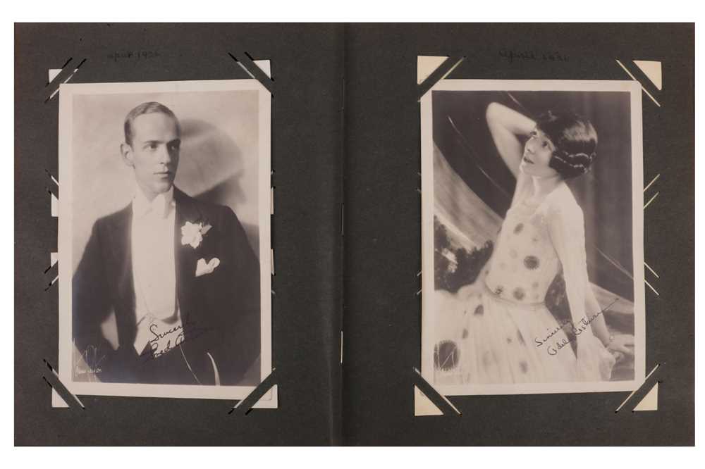 Lot 855 - Photograph Album.- Incl. Fred and Adele Astaire