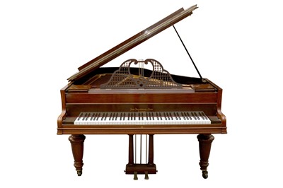 Lot 750 - A JOHN BROADWOOD & SONS OF LONDON MAHOGANY BABY GRAND PIANO, FIRST HALF OF THE 20TH CENTURY
