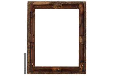 Lot 107 - A FRENCH 19TH CENTURY GILDED COMPOSITION FRAME