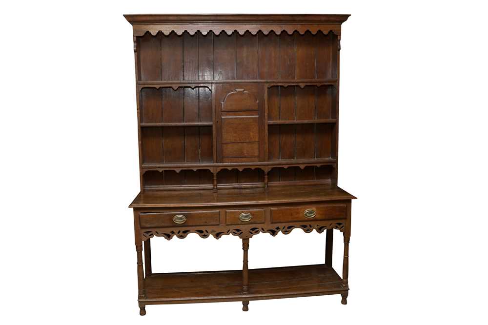 Lot 166 AN OAK DRESSER, 19TH CENTURY