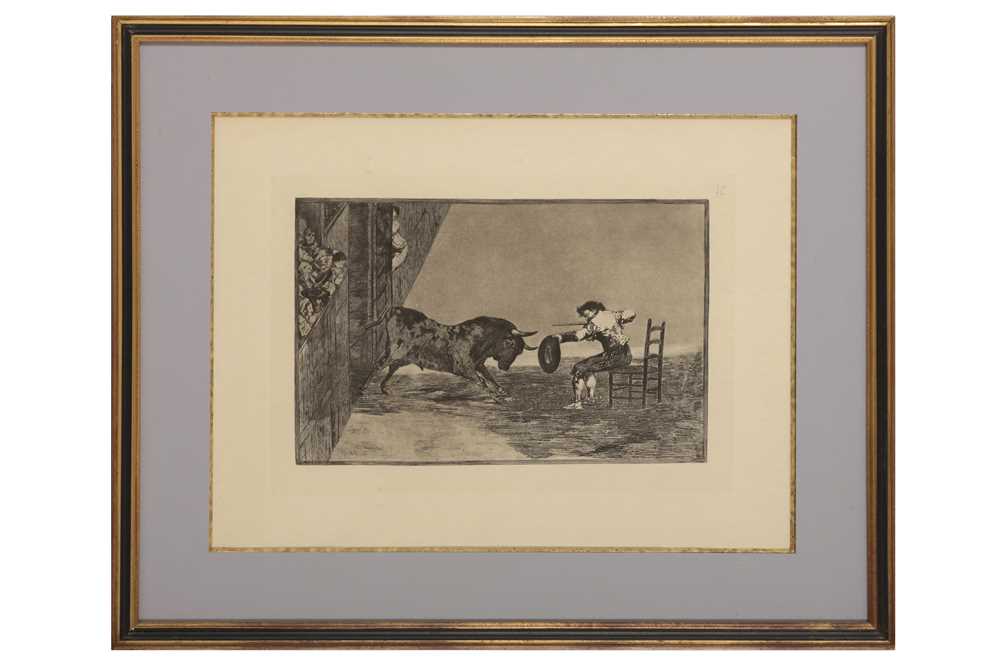 Lot 246 - Goya. Bullfighting