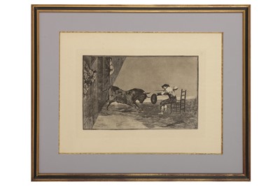 Lot 246 - Goya. Bullfighting