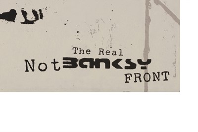 Lot 861 - REAL NOT BANKSY FRONT