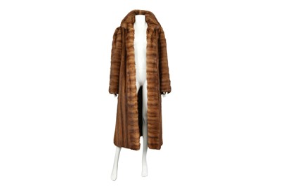 Lot 210 - Christian Dior Brown Sheared Mink  Fur Coat