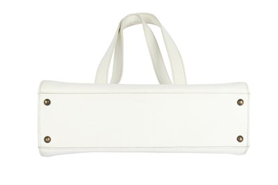 Lot 369 - Chanel White Caviar Shoulder Bag