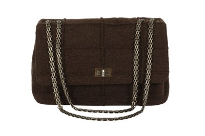 Lot 174 - Chanel Brown Reissue 225 Jumbo Single Flap Bag