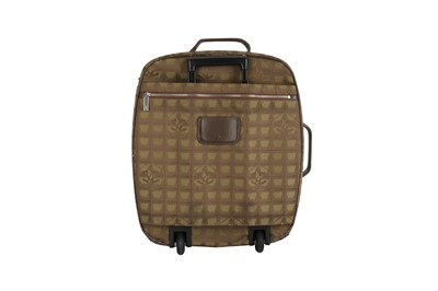Lot 150 - Chanel Khaki Travel Line Rolling Luggage Trolley