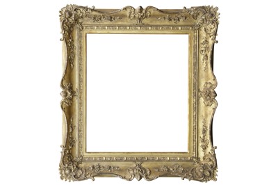 Lot 60 - A FRENCH 19TH CENTURY LOUIS XV SWEPT COMPOSITION FRAME