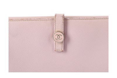 Lot 27 - Chanel Pink Bifold Long Wallet