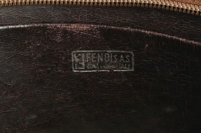 Lot 213 - Fendi Brown Monogram Cosmetic Bag