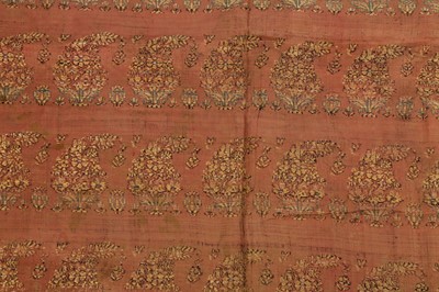 Lot 646 - TWO PANELS OF BROCADED SILK